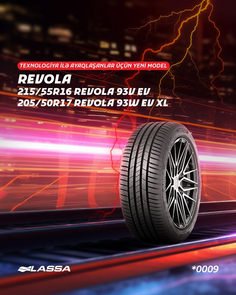 Lassa's Innovation: Lassa Revola - Tires for Electric and Hybrid Cars⚡