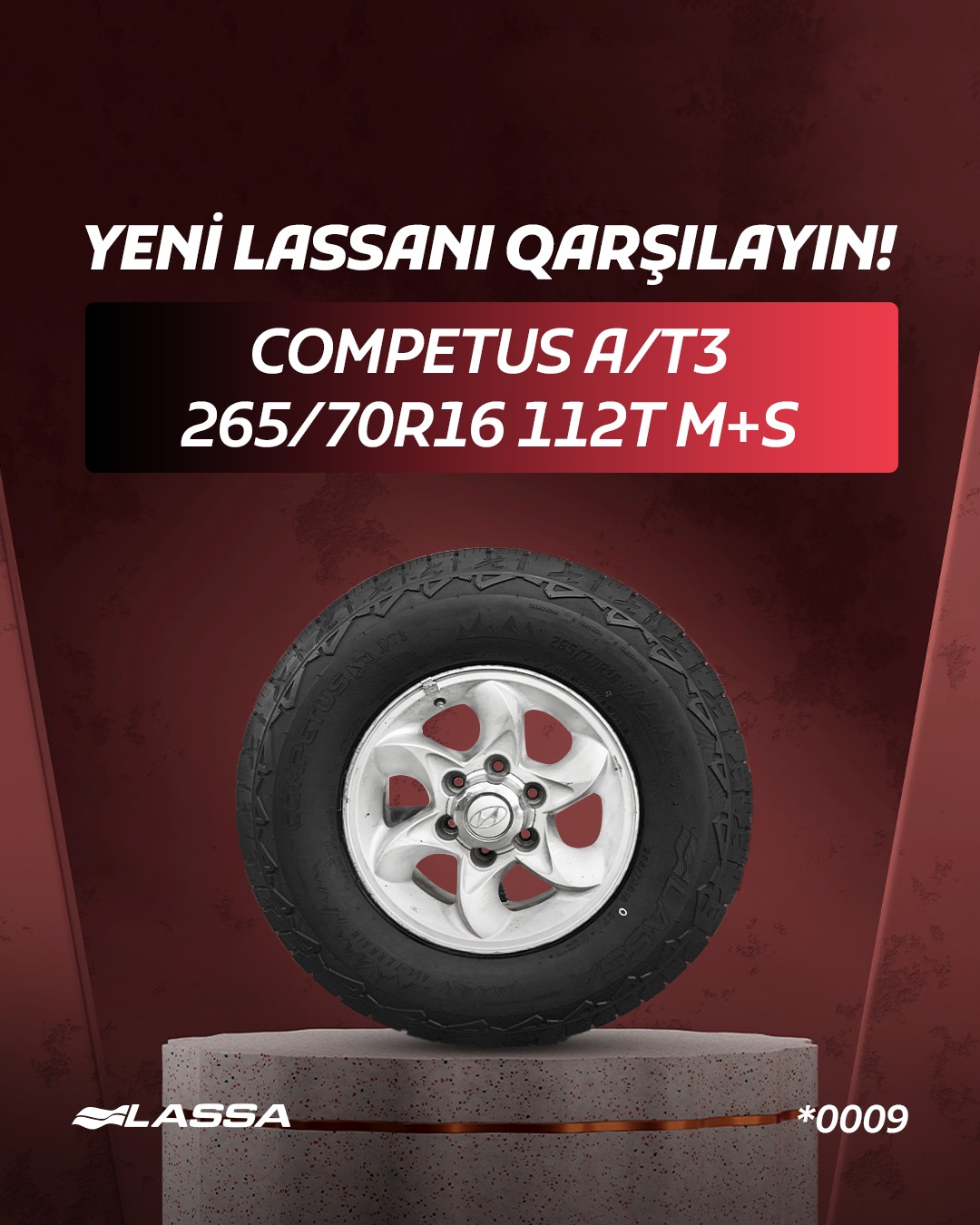 Lassa - Pick-Up və 4x4 üçün hazırlanmış yeni “Competus A/T3 ” modelini qarşılayın! 😎